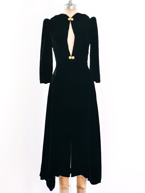 Velvet Hooded Jacket Jacket arcadeshops.com