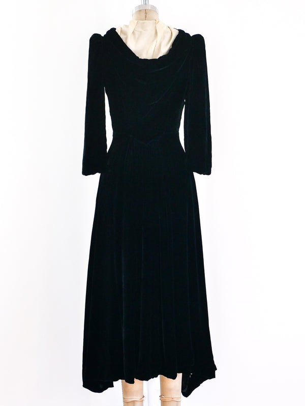 Velvet Hooded Jacket Jacket arcadeshops.com