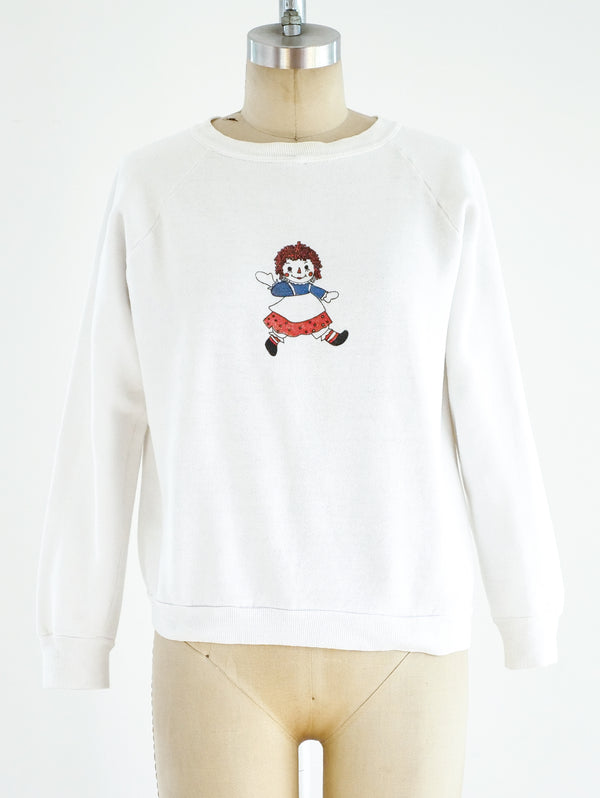 Raggedy Ann Graphic Sweatshirt Tshirt arcadeshops.com