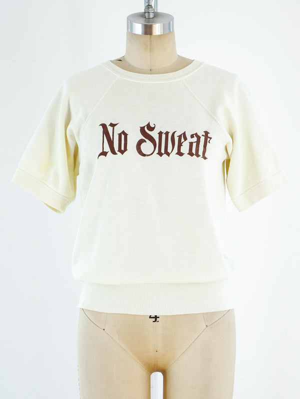 No Sweat Graphic Sweatshirt T-shirt arcadeshops.com