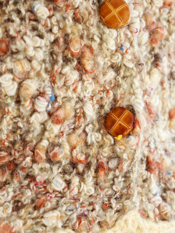 Boucle Knit Cardigan Jacket arcadeshops.com