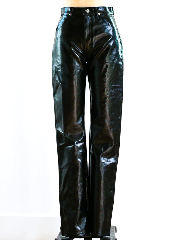 1990's Wrangler Coated Denim Jeans Bottom arcadeshops.com