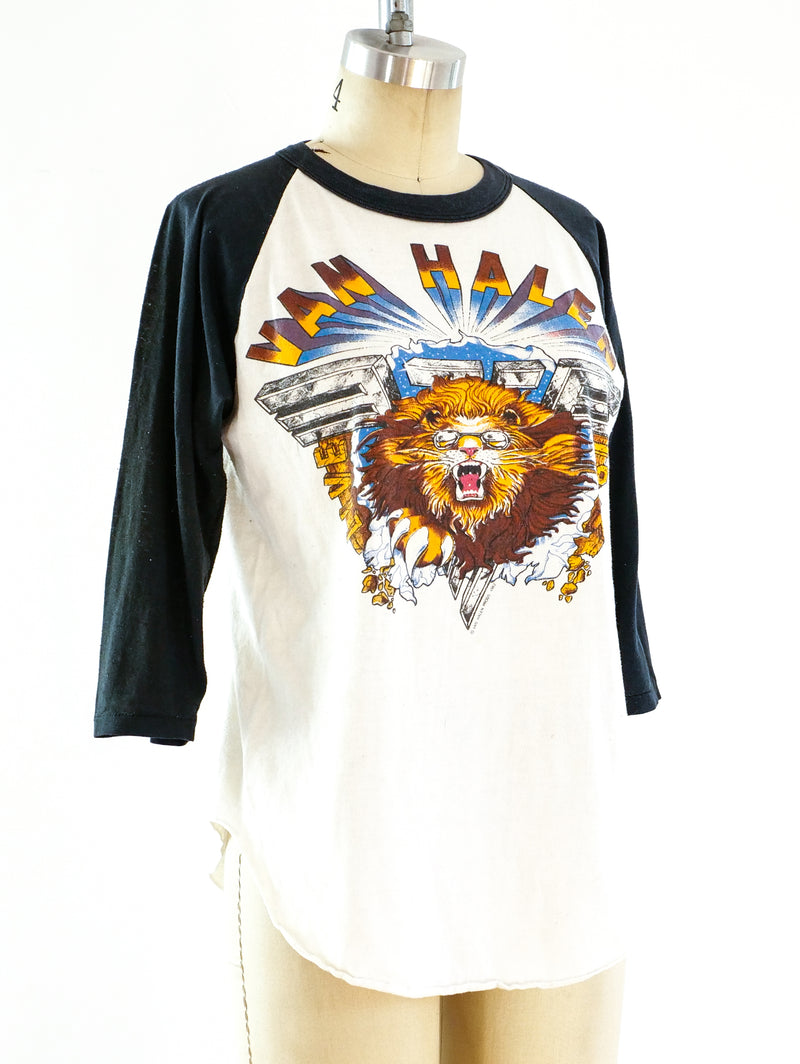 Van Halen 1982 Concert Tee T-shirt arcadeshops.com