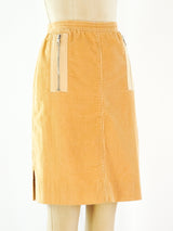 Courreges Corduroy Skirt Skirt arcadeshops.com