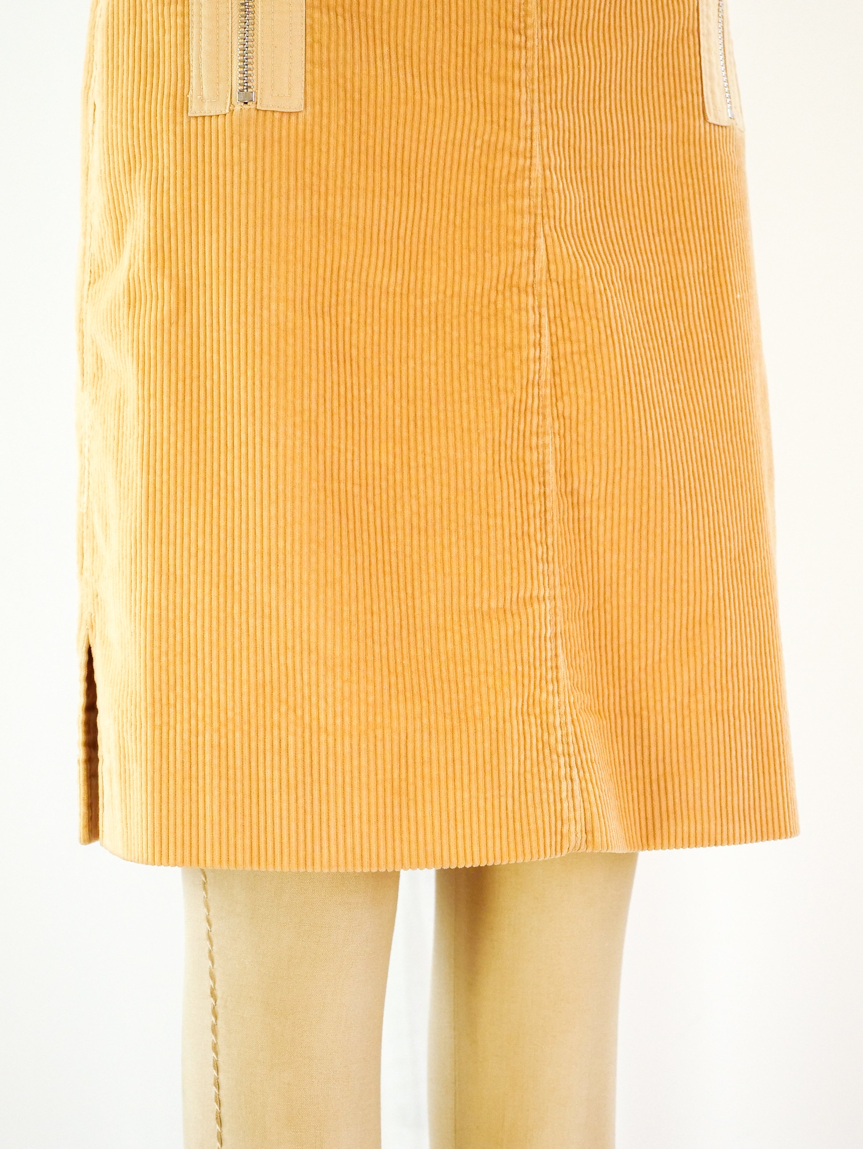 Courreges Corduroy Skirt