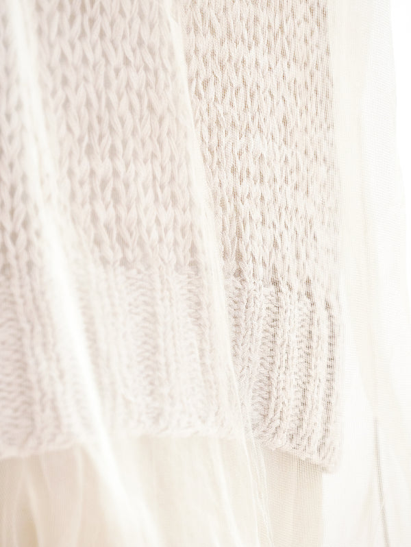 Dolce and Gabbana Net Overlay Bubble Dress Dress arcadeshops.com