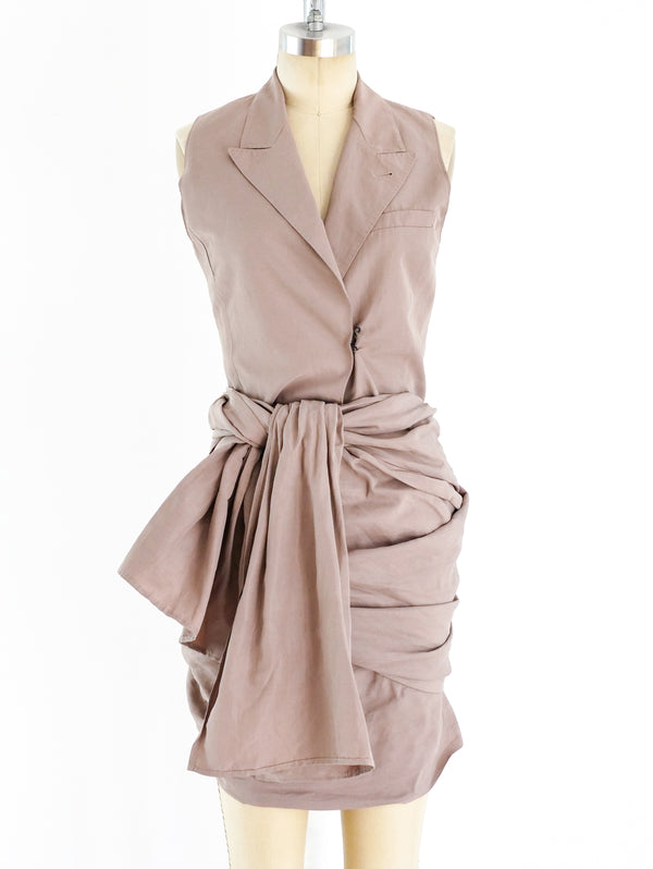 Jean Paul Gaultier Tailored Wrap Dress Dress arcadeshops.com