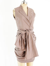 Jean Paul Gaultier Tailored Wrap Dress Dress arcadeshops.com