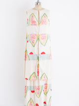 Mary McFadden Floral Silk Skirt Ensemble Suit arcadeshops.com
