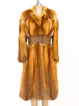 Pierre Cardin Red Fox Fur Coat Jacket arcadeshops.com