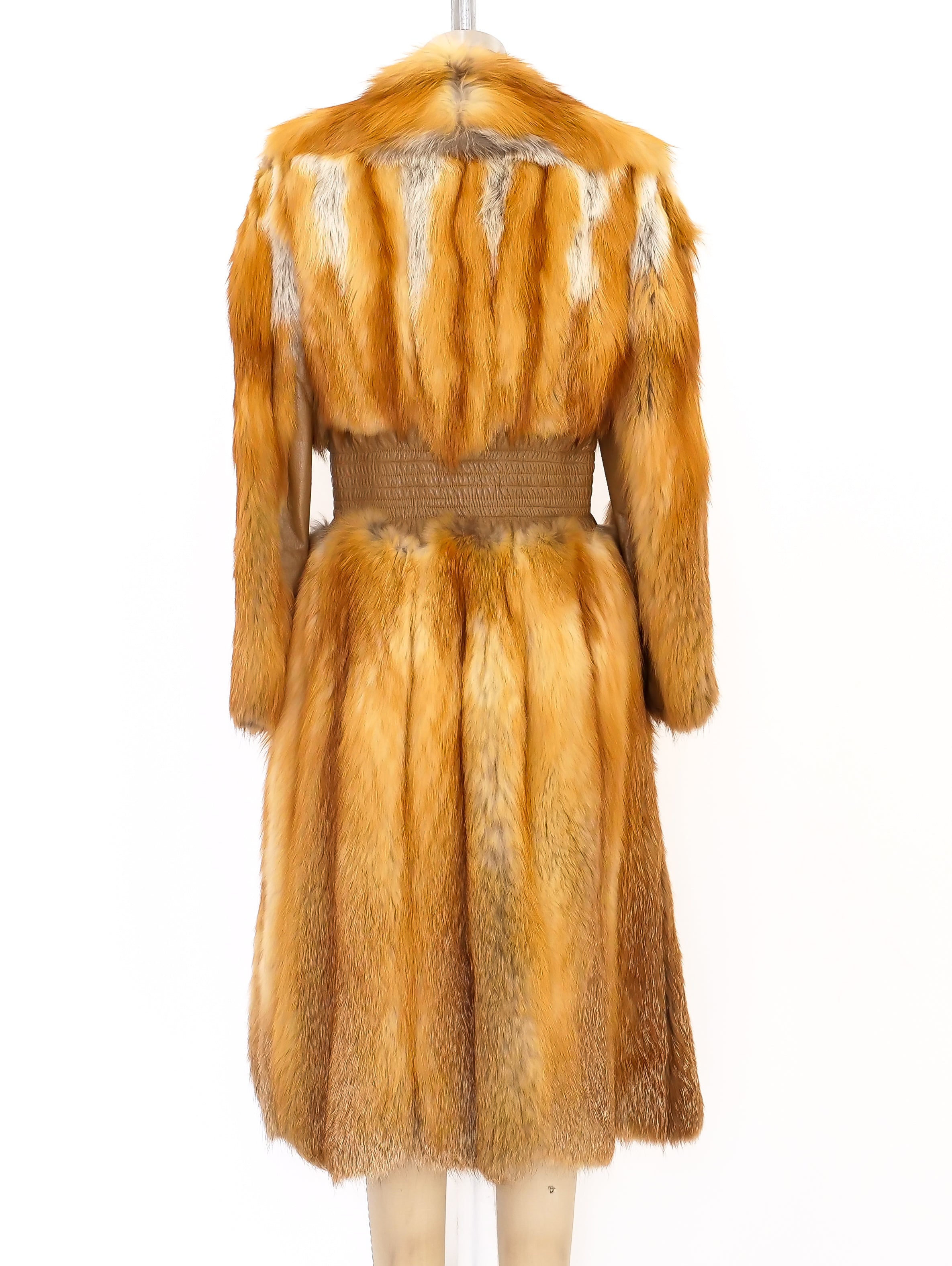 Pierre Cardin Red Fox Fur Coat