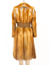 Pierre Cardin Red Fox Fur Coat Jacket arcadeshops.com