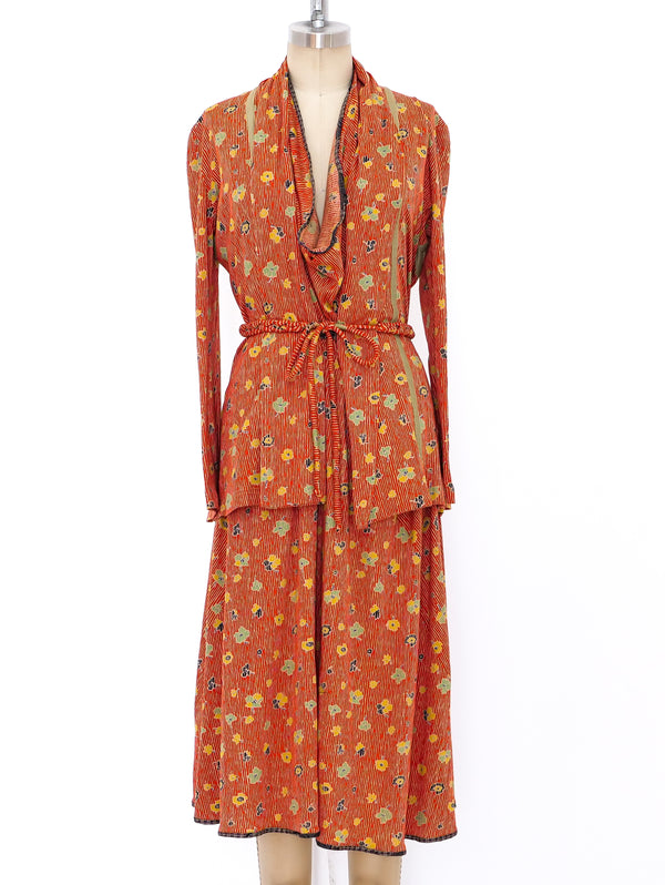 Koos van den Akker Floral Ensemble Suit arcadeshops.com