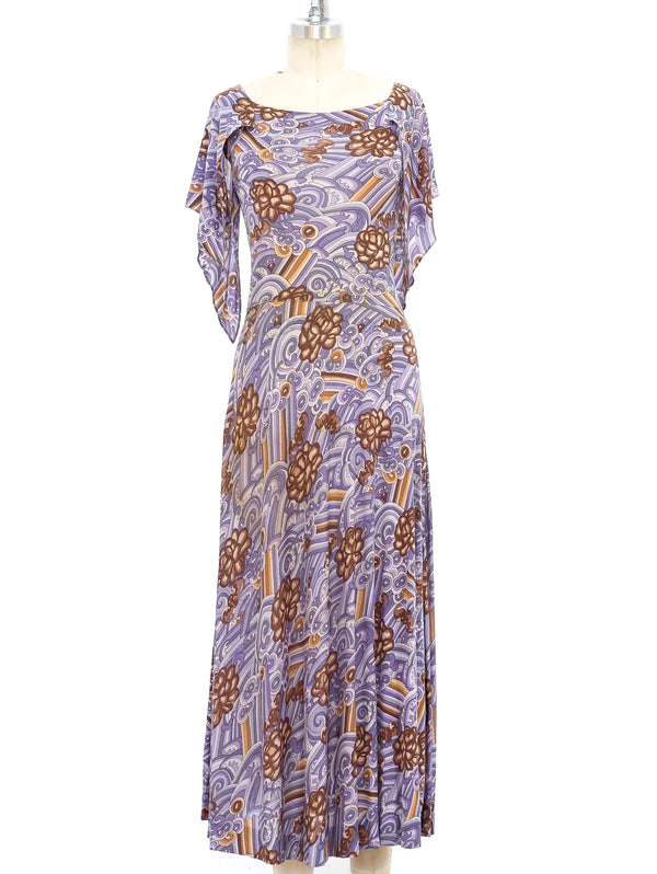 Missoni Printed Silk Jersey Dress Dress arcadeshops.com