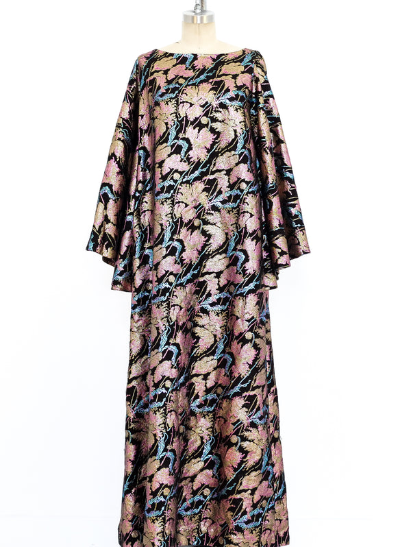 Multicolor Lurex Caftan Dress arcadeshops.com