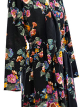 Lanvin Floral Skirt Ensemble Suit arcadeshops.com