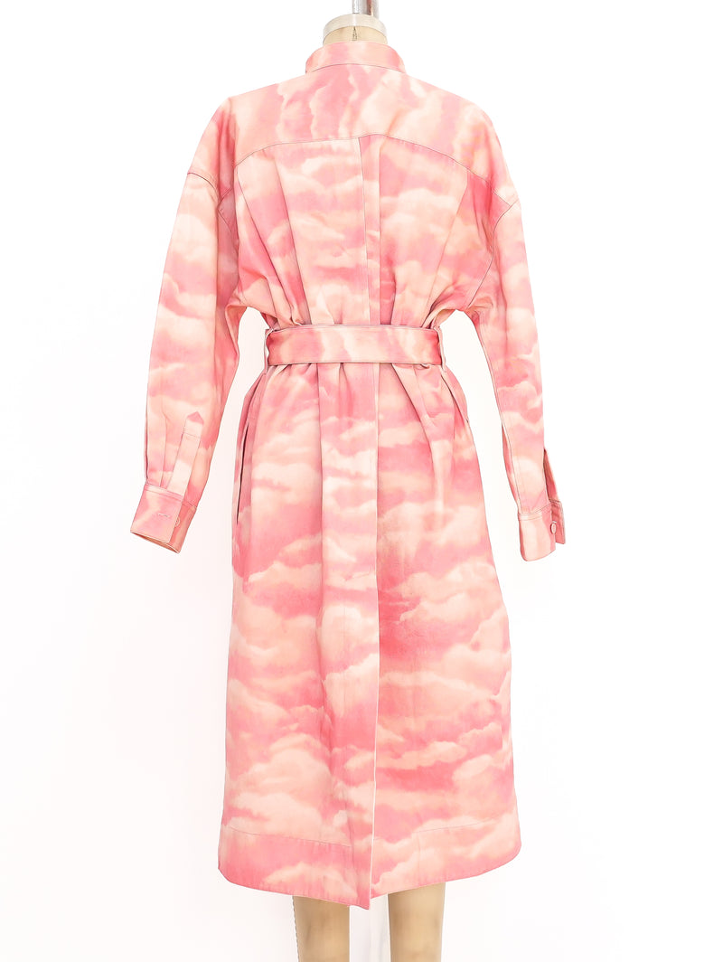 Celine Pink Cloud Denim Dress Dress arcadeshops.com