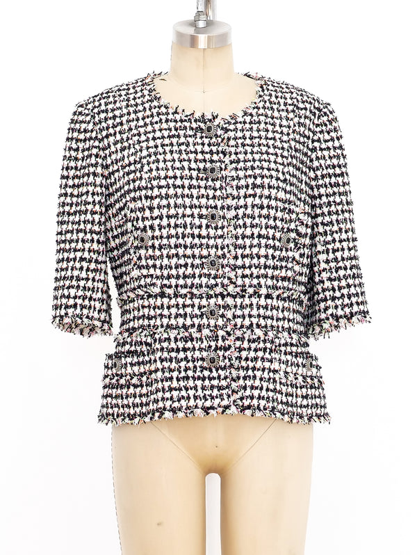Chanel Neon Tweed Jacket Jacket arcadeshops.com