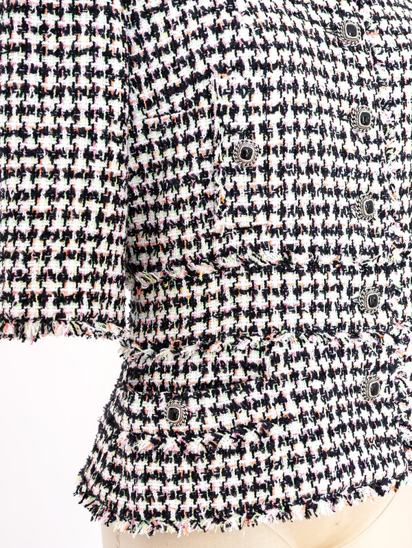 Chanel Neon Tweed Jacket Jacket arcadeshops.com