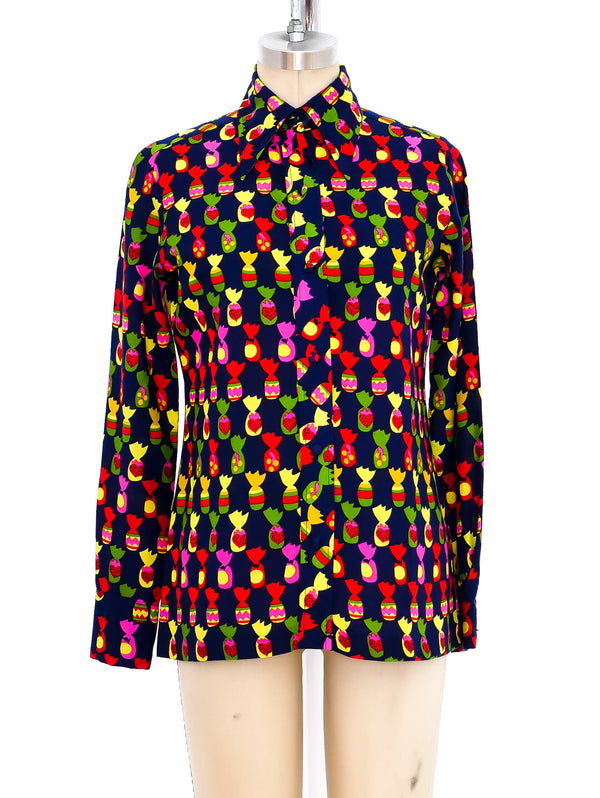 Lanvin Candy Print Shirt Top arcadeshops.com