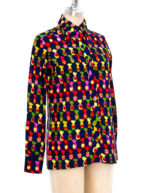 Lanvin Candy Print Shirt Top arcadeshops.com