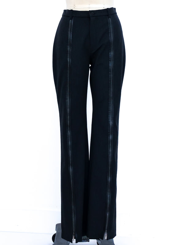 Full Zippered Front Trousers Bottom arcadeshops.com