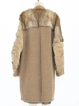 Undercover Fur Trimmed Cardigan Style Coat Jacket arcadeshops.com