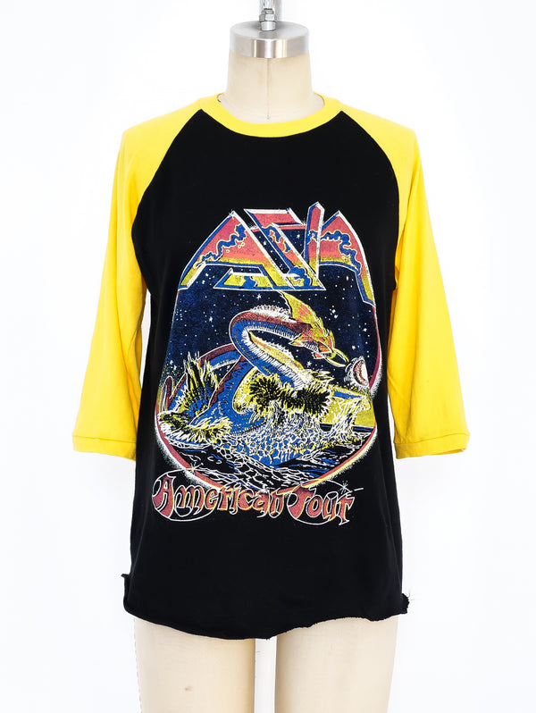 1982 Asia Band Concert Tee T-shirt arcadeshops.com