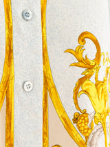 Escada Baroque Print Silk Blouse Top arcadeshops.com