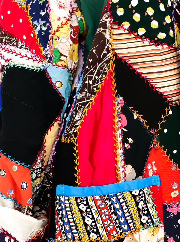 Patchwork Quilted Duster Jacket arcadeshops.com