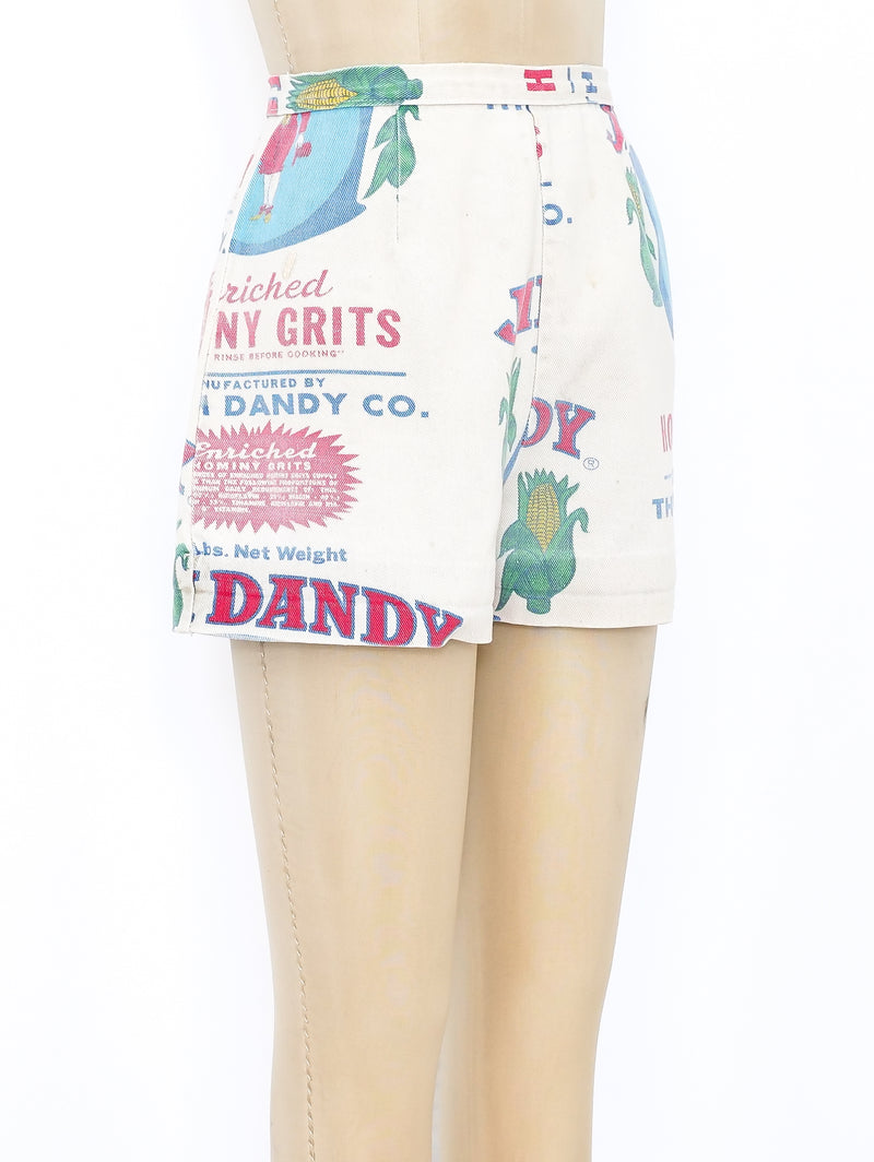 Jim Dandy Grits Feed Sack Shorts Bottom arcadeshops.com