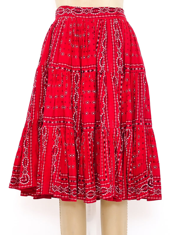 Patchwork Bandana Skirt Bottom arcadeshops.com