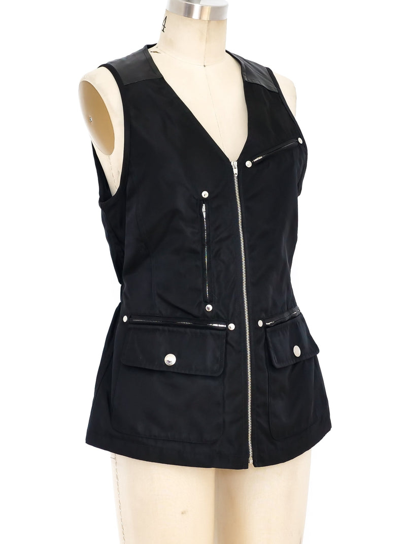 Iceberg Technical Nylon Utility Vest Jacket arcadeshops.com