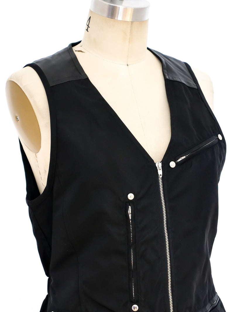 Iceberg Technical Nylon Utility Vest Jacket arcadeshops.com