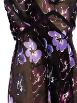 Prada Floral Chiffon Dress Dress arcadeshops.com