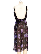 Prada Floral Chiffon Dress Dress arcadeshops.com