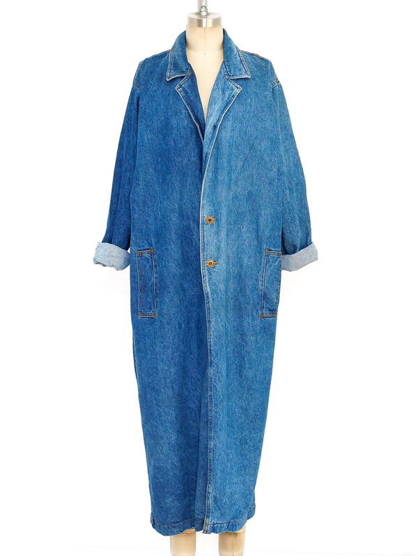 Denim Duster Jacket arcadeshops.com