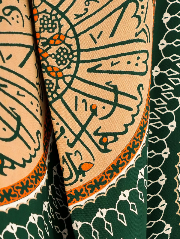 Medallion Printed Satin Robe Jacket arcadeshops.com