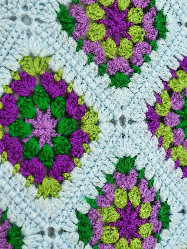 Multicolor Granny Square Crochet Skirt Skirt arcadeshops.com