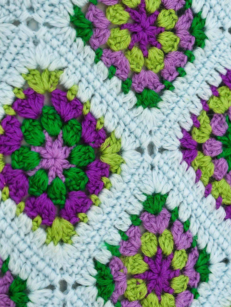 Multicolor Granny Square Crochet Skirt Skirt arcadeshops.com