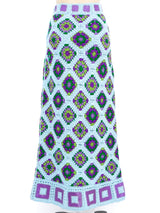 Multicolor Granny Square Crochet Skirt Skirt arcadeshops.com