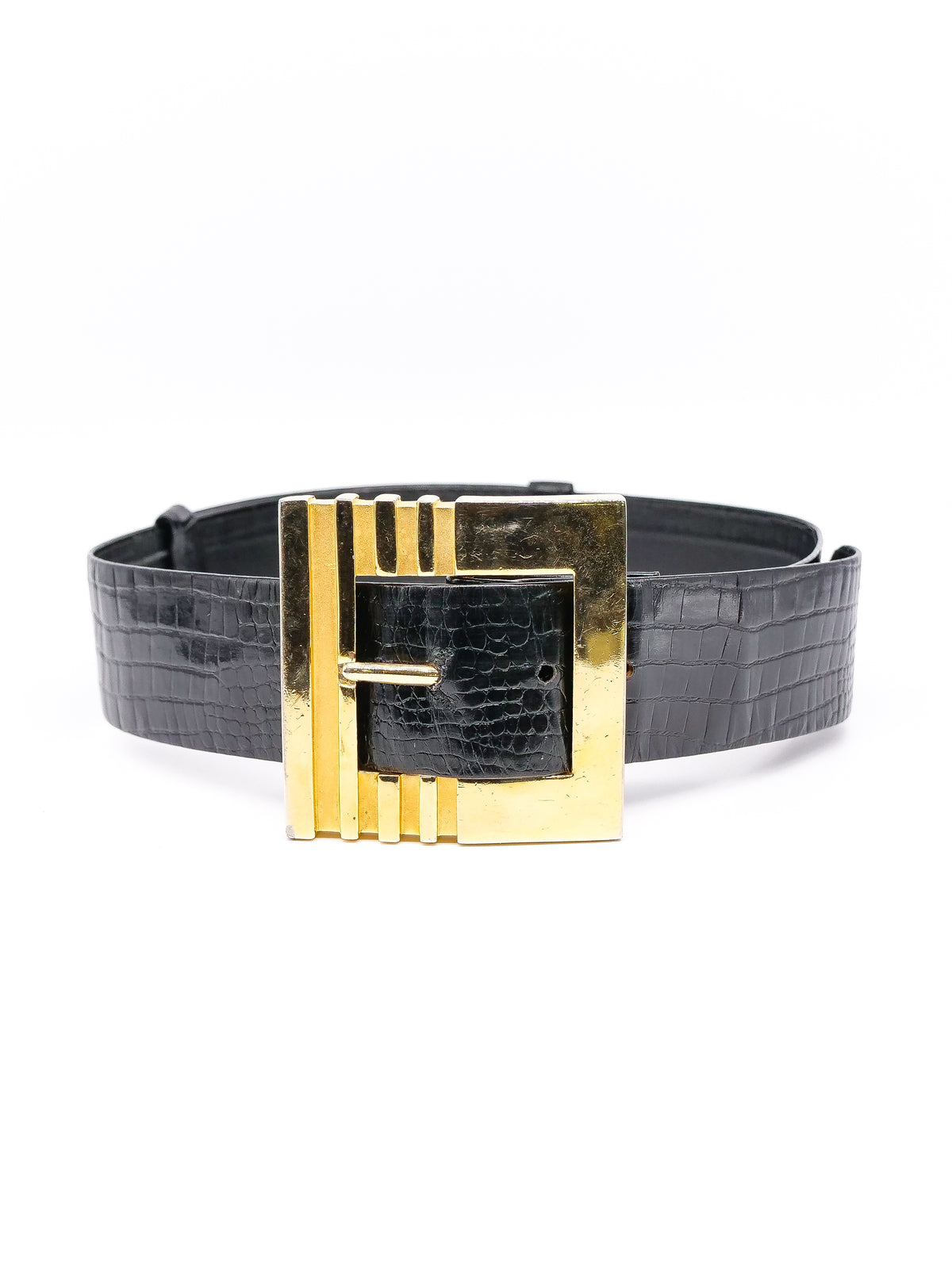 Alexis Kirk Oversized Buckle Belt