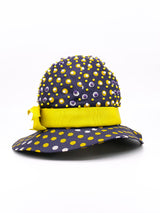 1960's Bead Embellished Polka Dot Hat Accessory arcadeshops.com