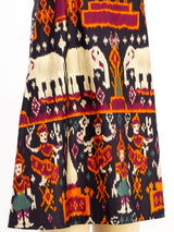 Anne Klein Elephant Ikat Print Mini Dress Dress arcadeshops.com