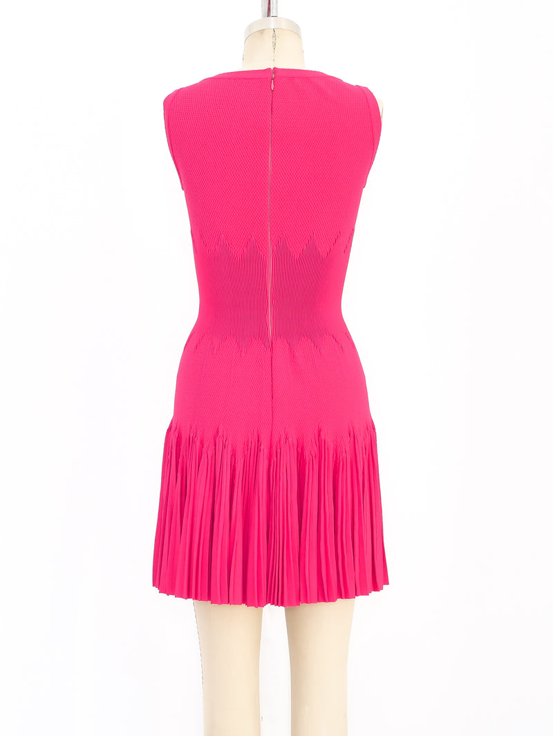 Alaia Fuchsia Sleeveless Dress Dress arcadeshops.com