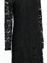 Yves Saint Laurent Floral Lace Crochet Dress Dress arcadeshops.com