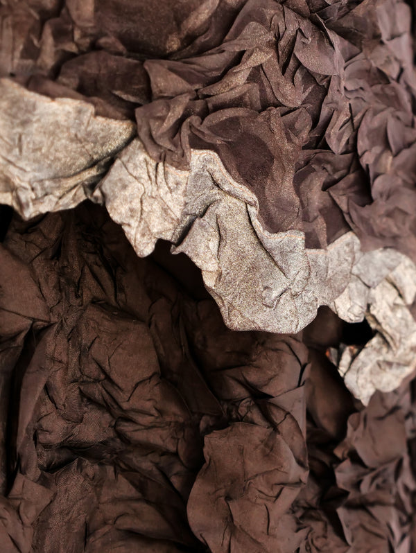 Issey Miyake Wrinkle Textured Layered Top Top arcadeshops.com