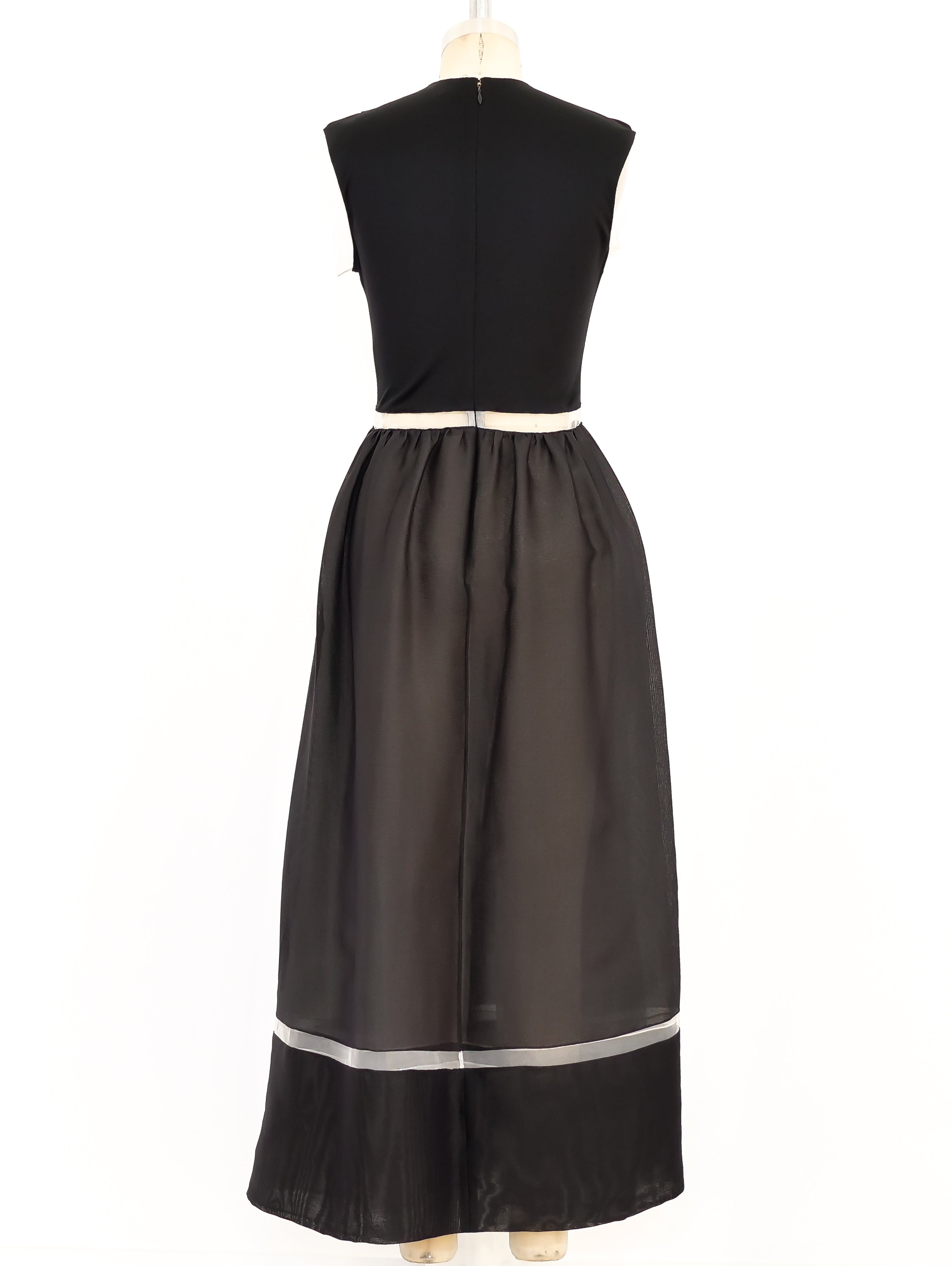 Black Silk Gazar Ball Gown | Couture Dressmaker for Anagrassia