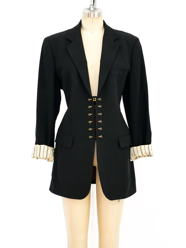 Jean Paul Gaultier Hook Clasp Jacket Jacket arcadeshops.com