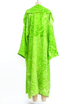 Acid Green Silk Duster Jacket arcadeshops.com